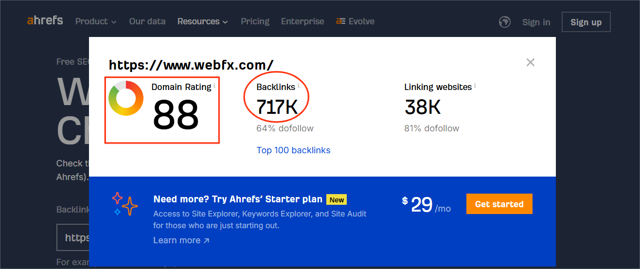 Backlink matters alot 
