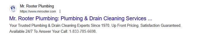 Plumbing service 